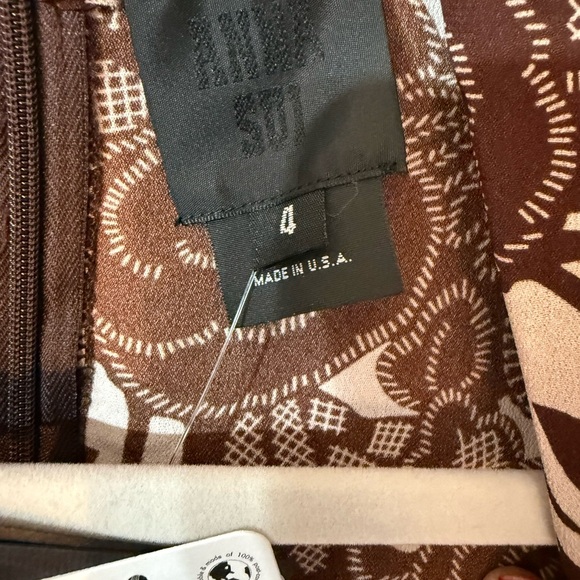 NWT Anna Sui Floral Blouse - Picture 6 of 12